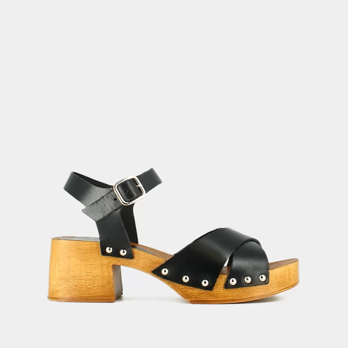 Cross-Strap Studded Sandals^jonak Sale