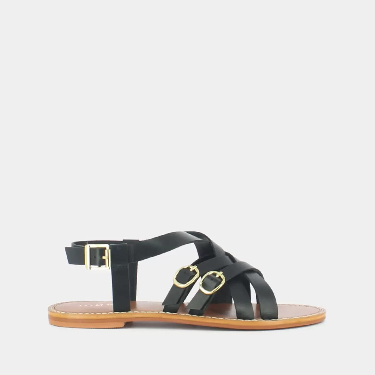Flat Sandals With Woven Soles^jonak New