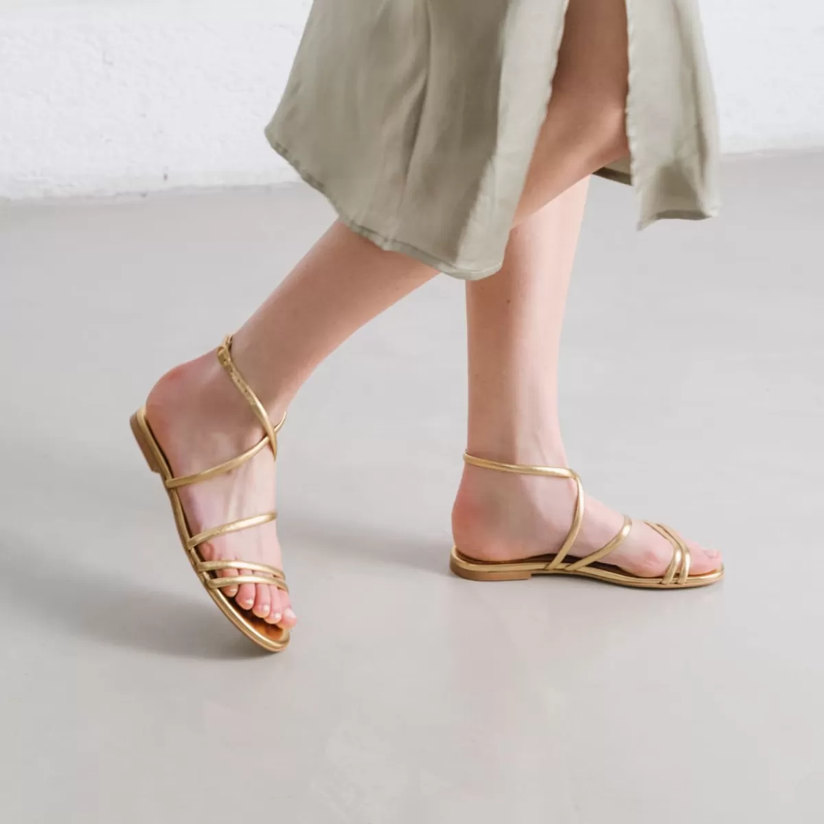 Flat Strappy Sandals And Straps^Jonak Sale