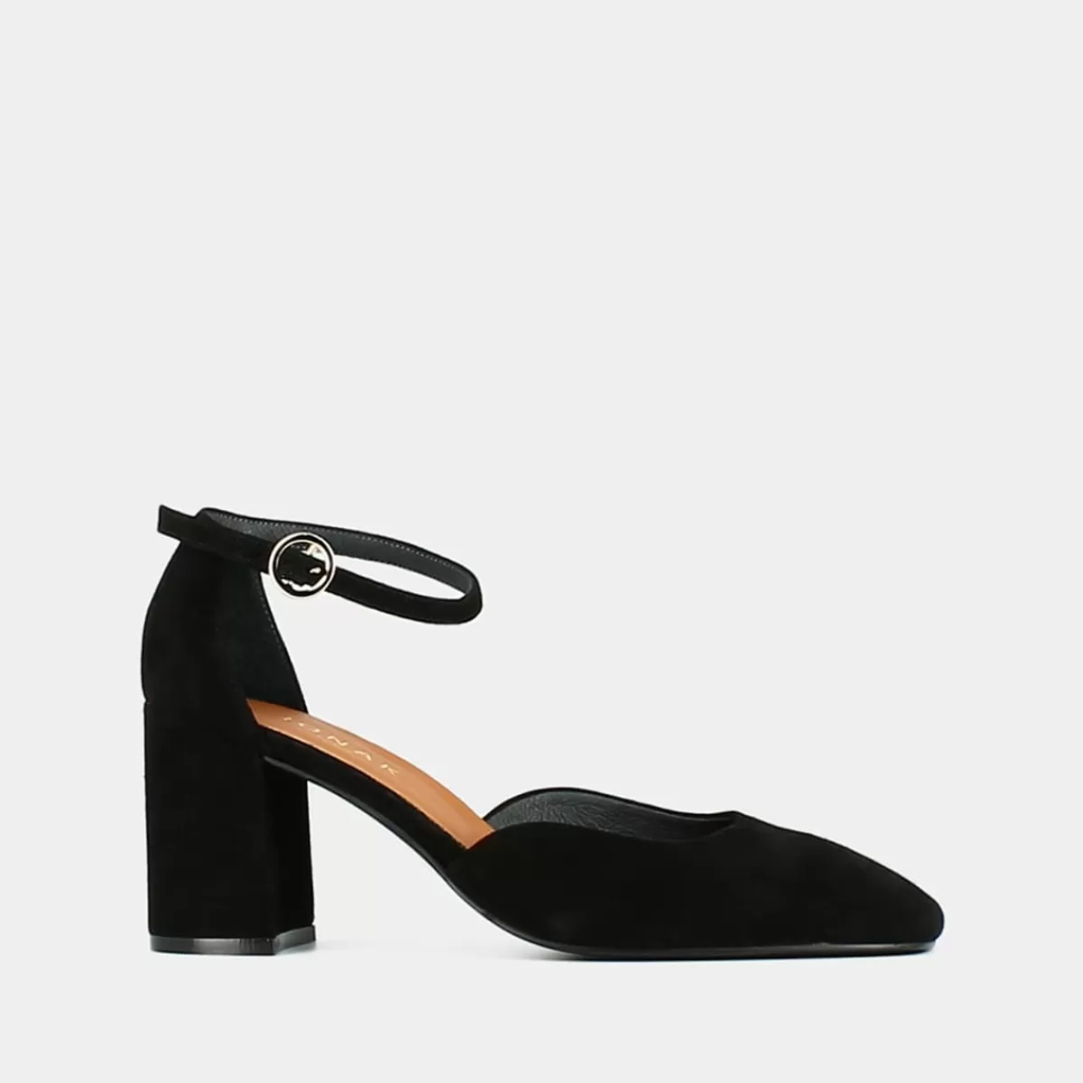 Heeled Booties With Square Toes^Jonak Best