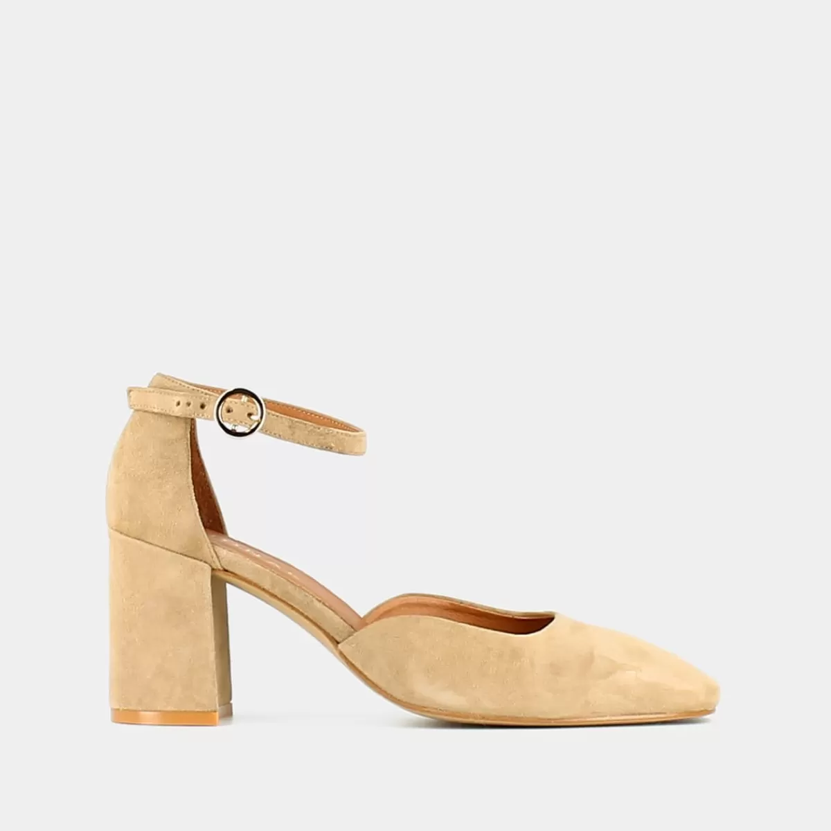 Heeled Booties With Square Toes^Jonak Best Sale