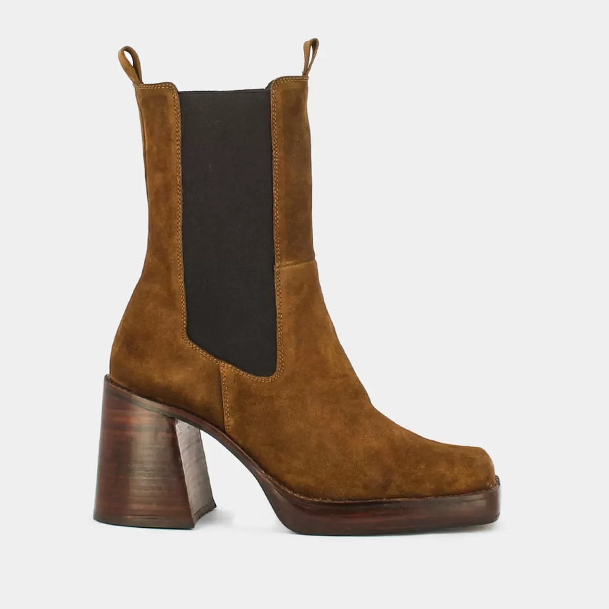 Heeled Boots Square Toe And Elastic^Jonak Online