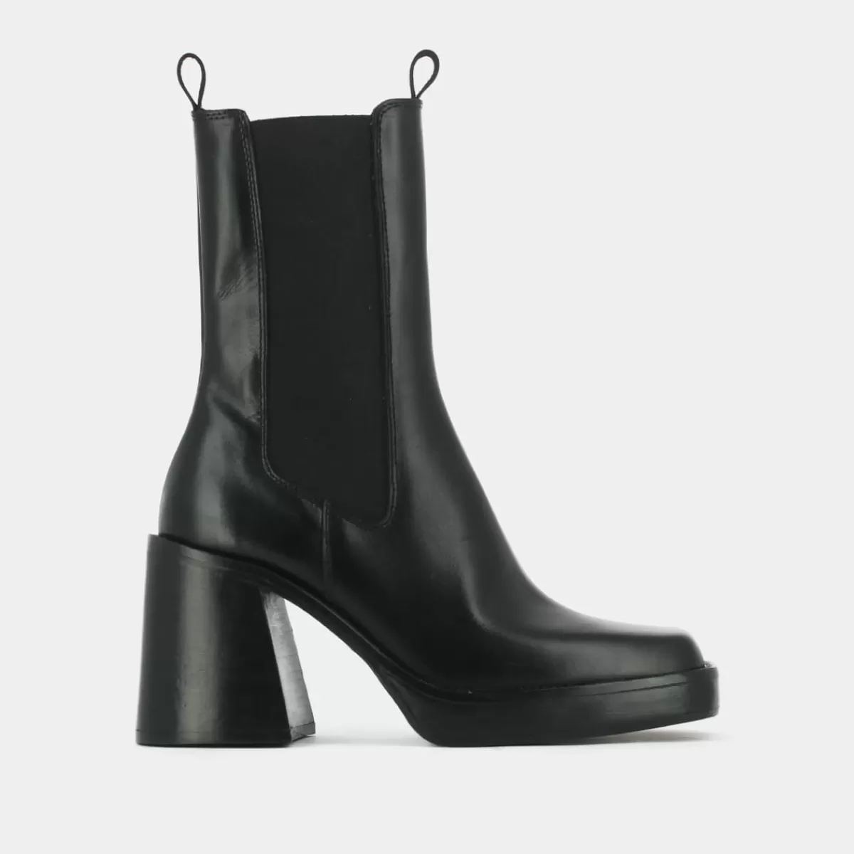 Heeled Boots Square Toe And Elastic^Jonak Hot