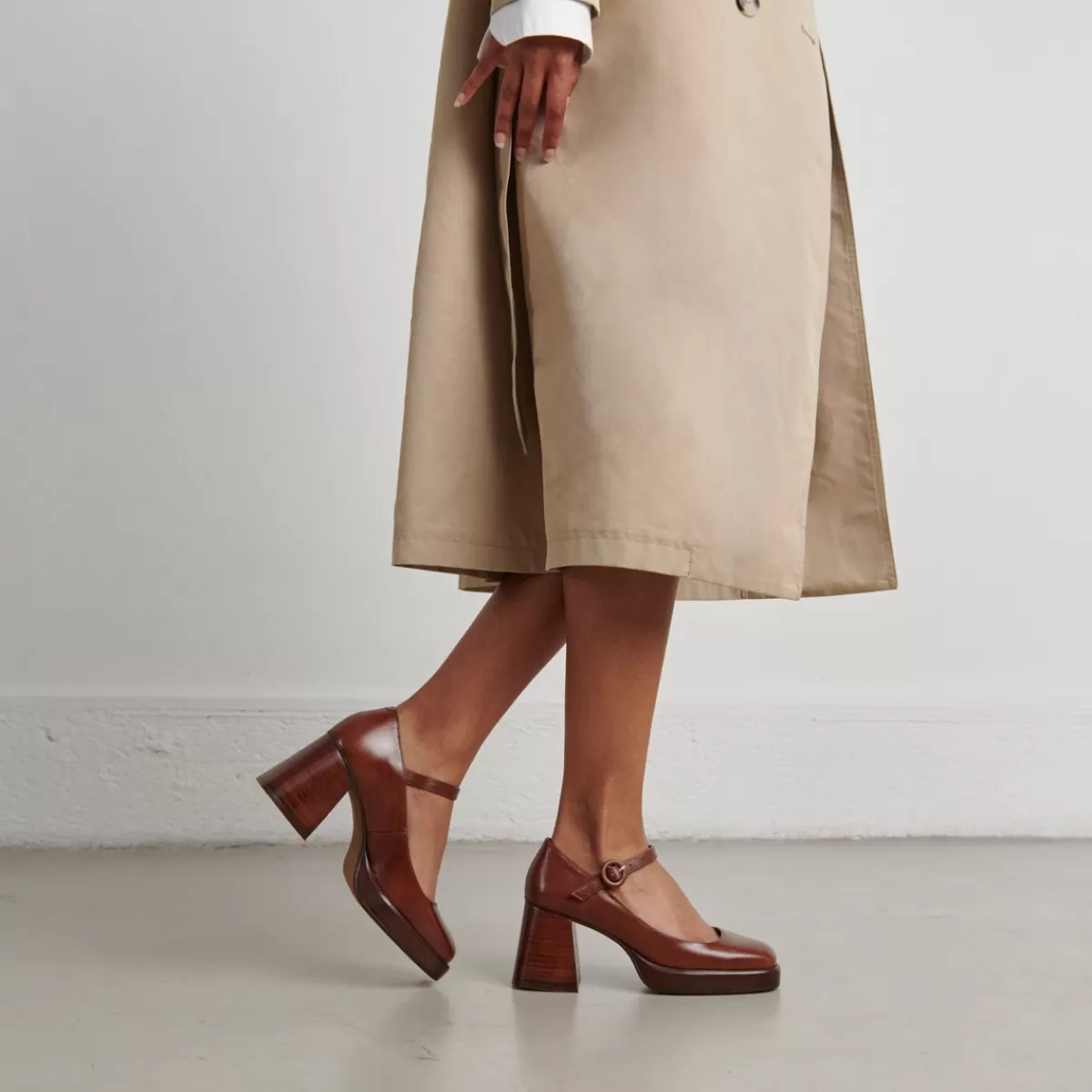 Heeled Mary Janes With Platform^Jonak Discount