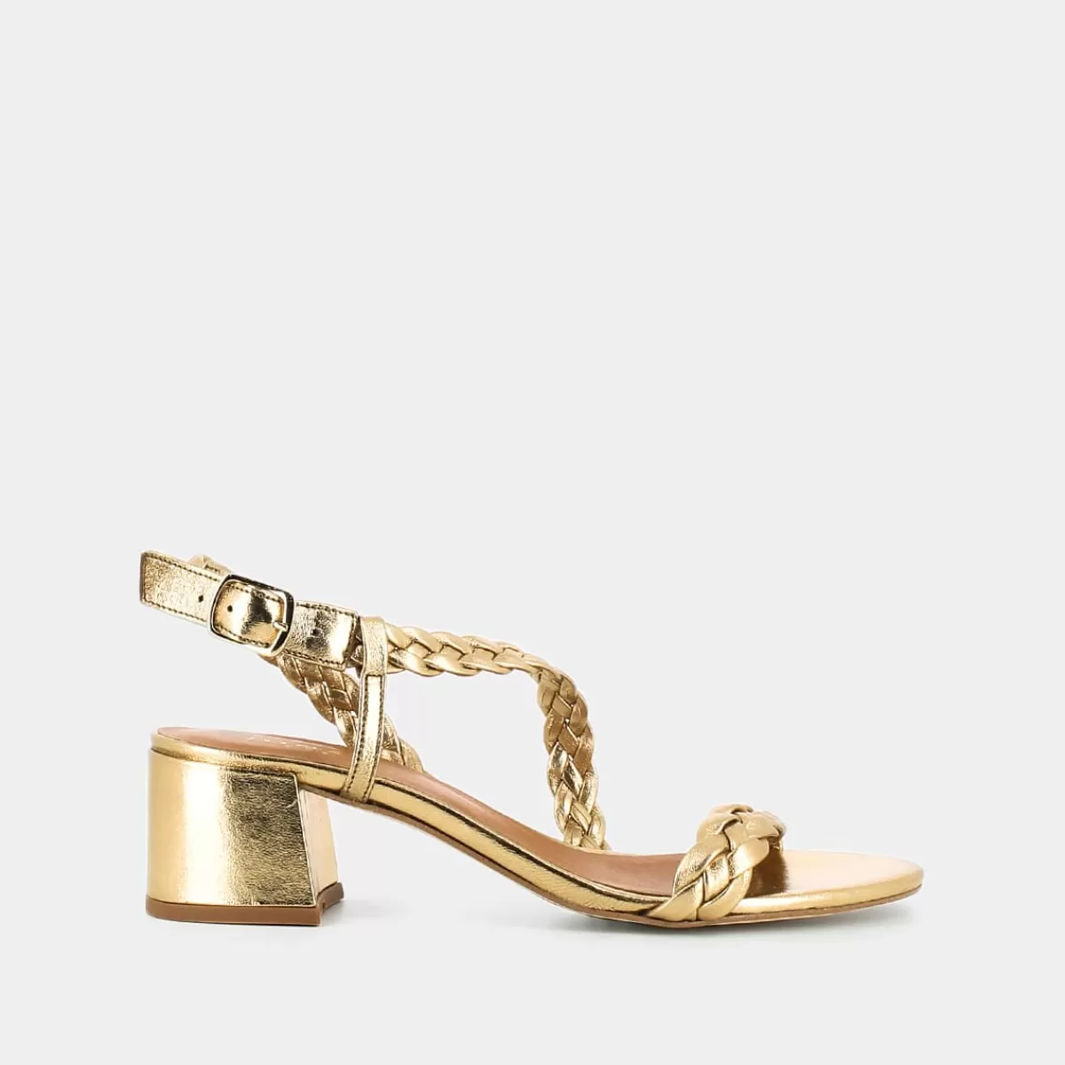 Heeled Sandals With Braided Straps^Jonak Best