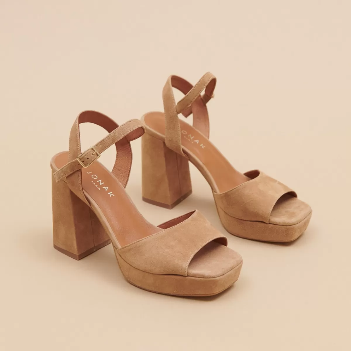 High Heel Sandals With Open Toe^Jonak Hot