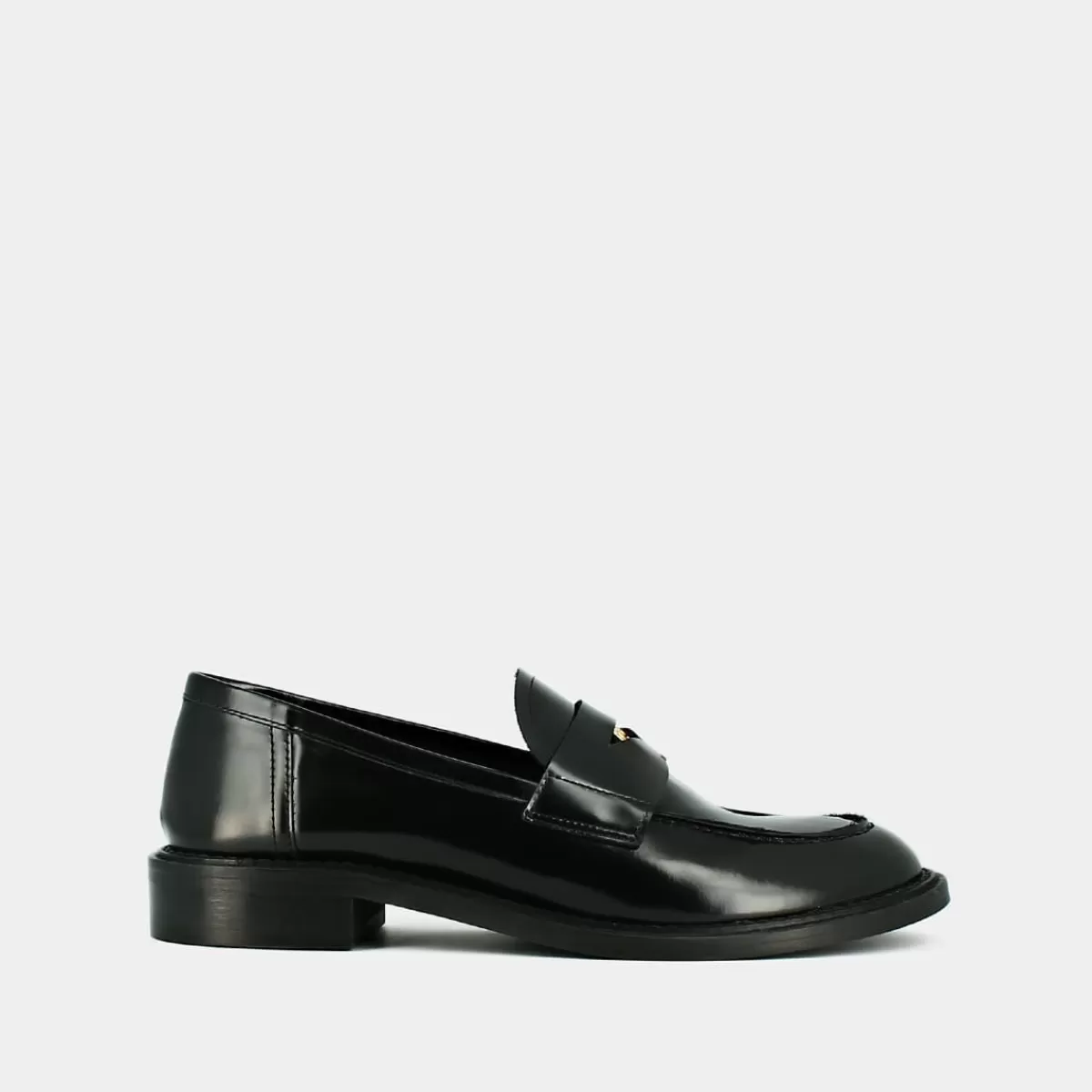 Loafers With Square Toe And Silver Details^jonak Store
