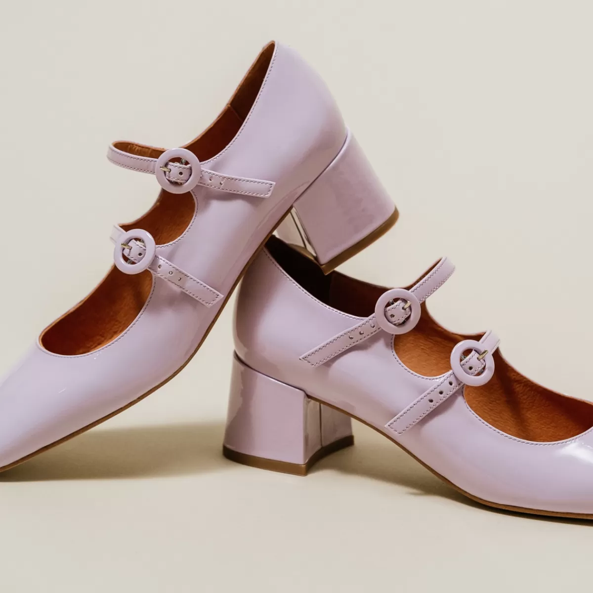 Mid-Heeled Booties With Buckle Straps^Jonak Sale