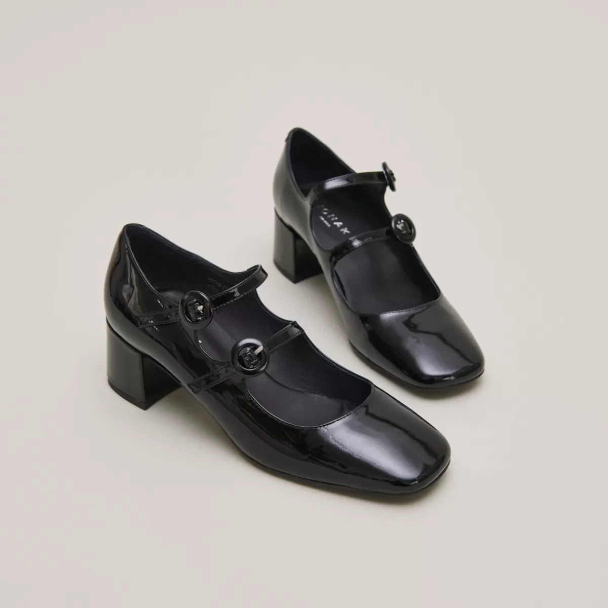 Mid-Heeled Booties With Buckle Straps^Jonak New
