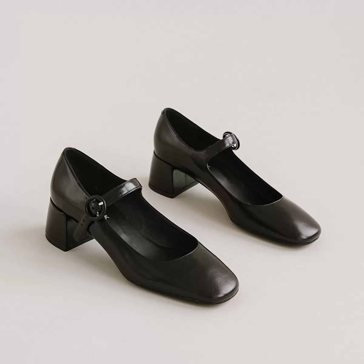 Mid-Heeled Booties With Buckle Straps^Jonak Outlet