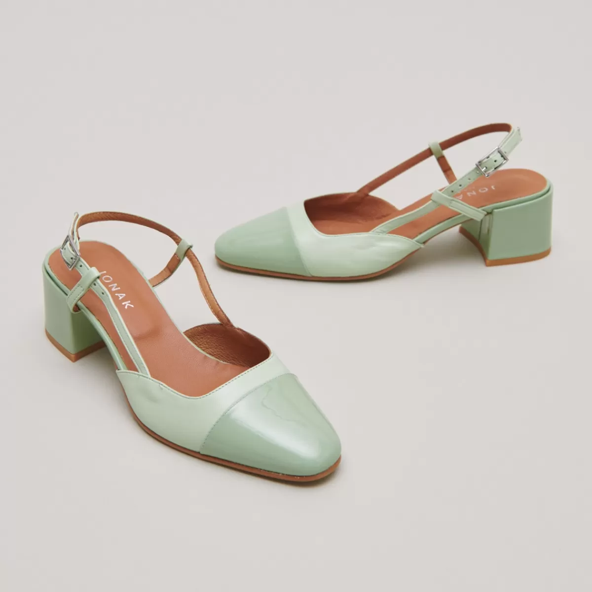 Open-Heeled Slippers^Jonak Best Sale