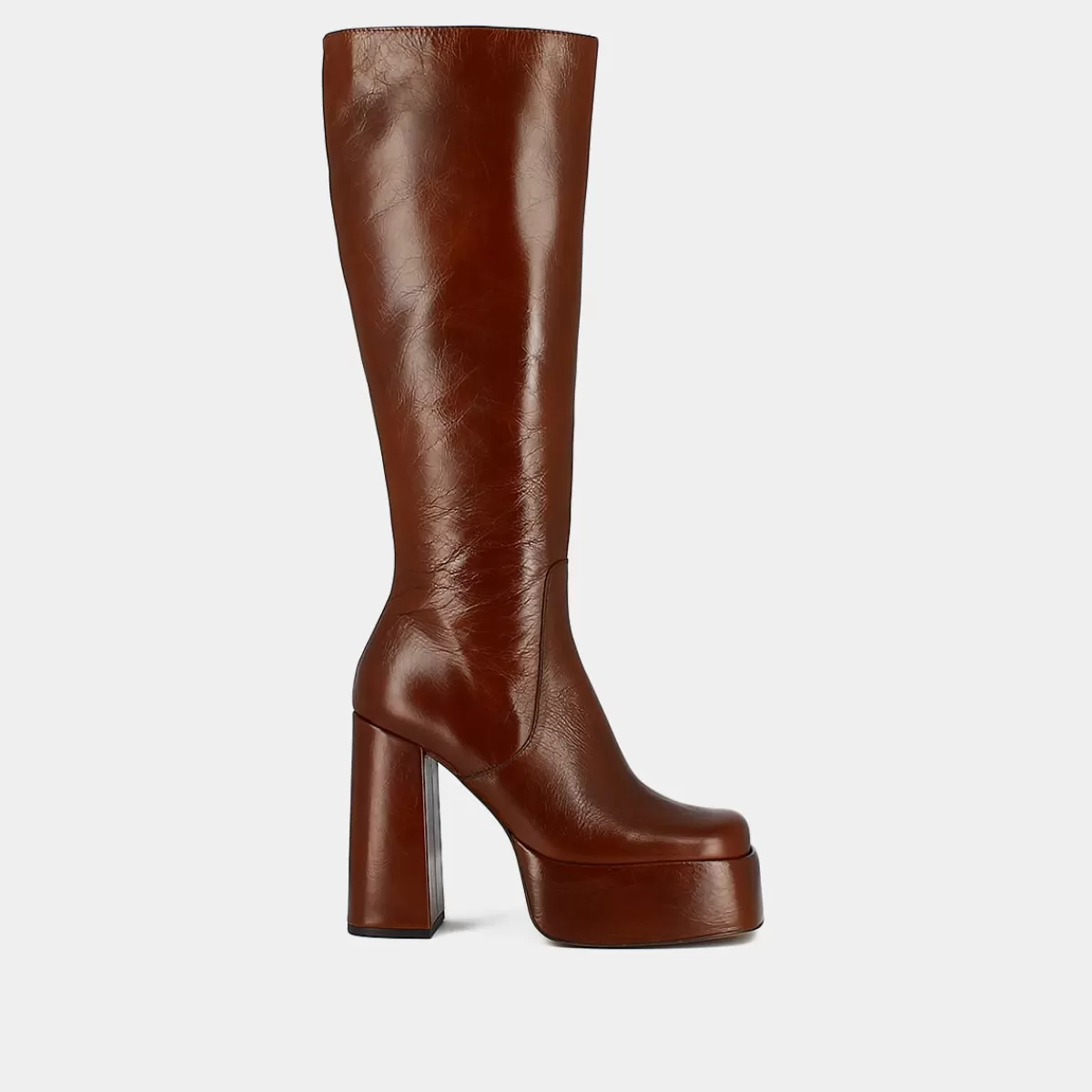 Platform Boots With Round Toes^Jonak Best Sale