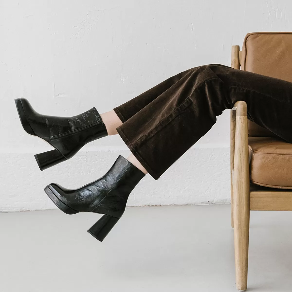 Platform Boots With Square Toes^Jonak Outlet