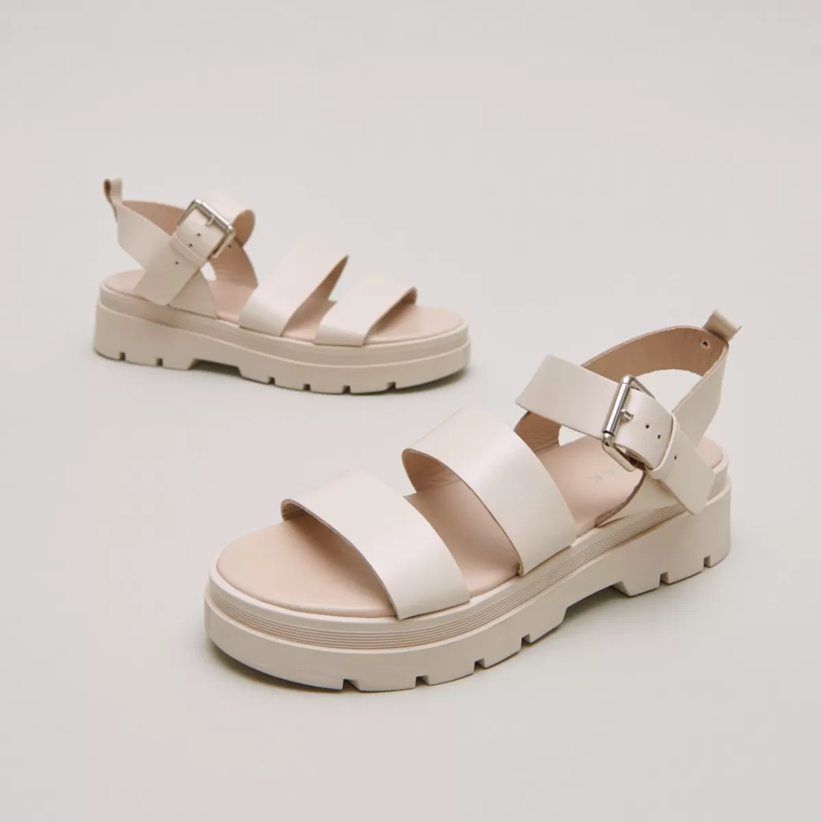 Platform Sandals With Buckles^Jonak Best Sale