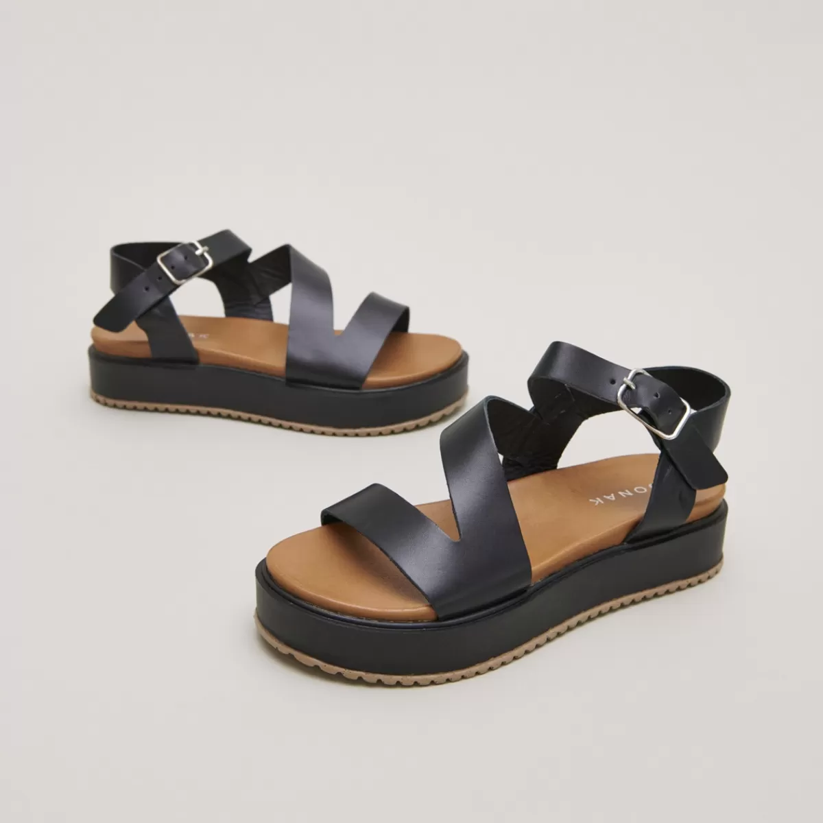 Platform Sandals With Straps^Jonak New