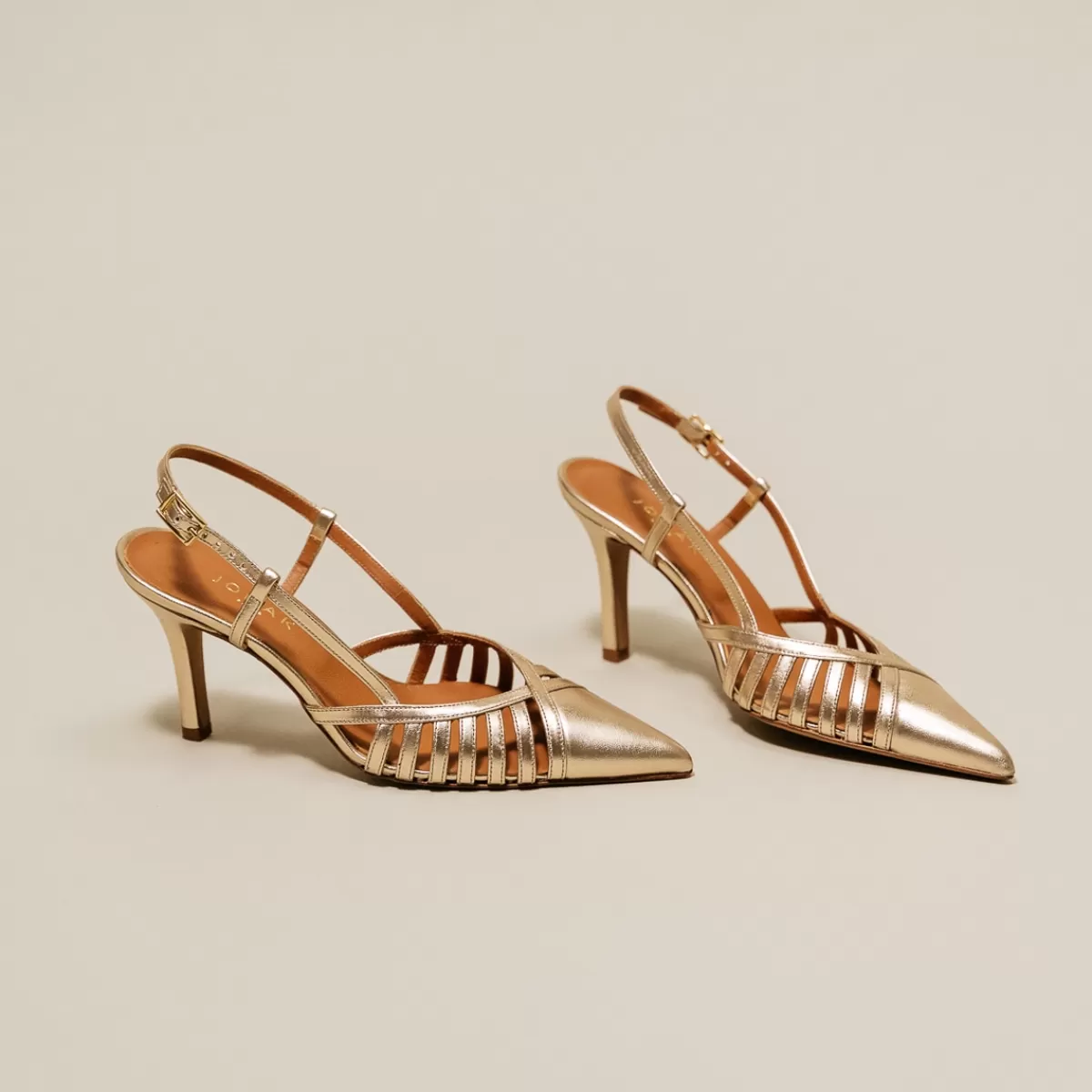 Pointed Toe Pumps With Openwork Details^Jonak Best Sale