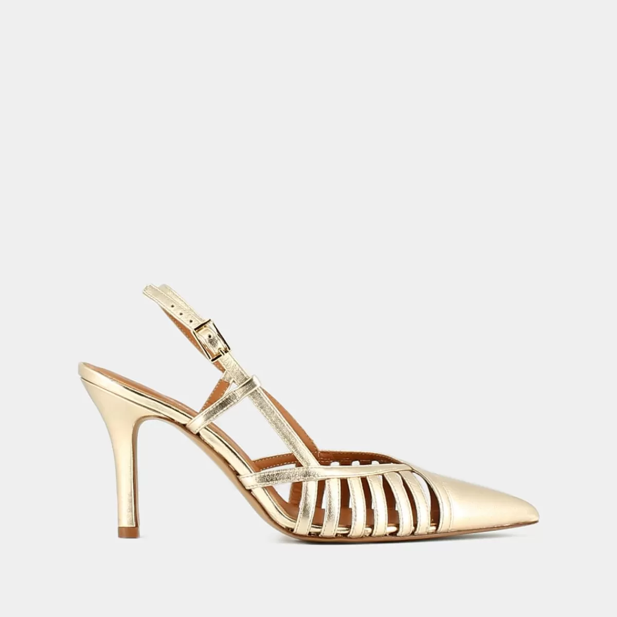 Pointed Toe Pumps With Openwork Details^Jonak Best Sale