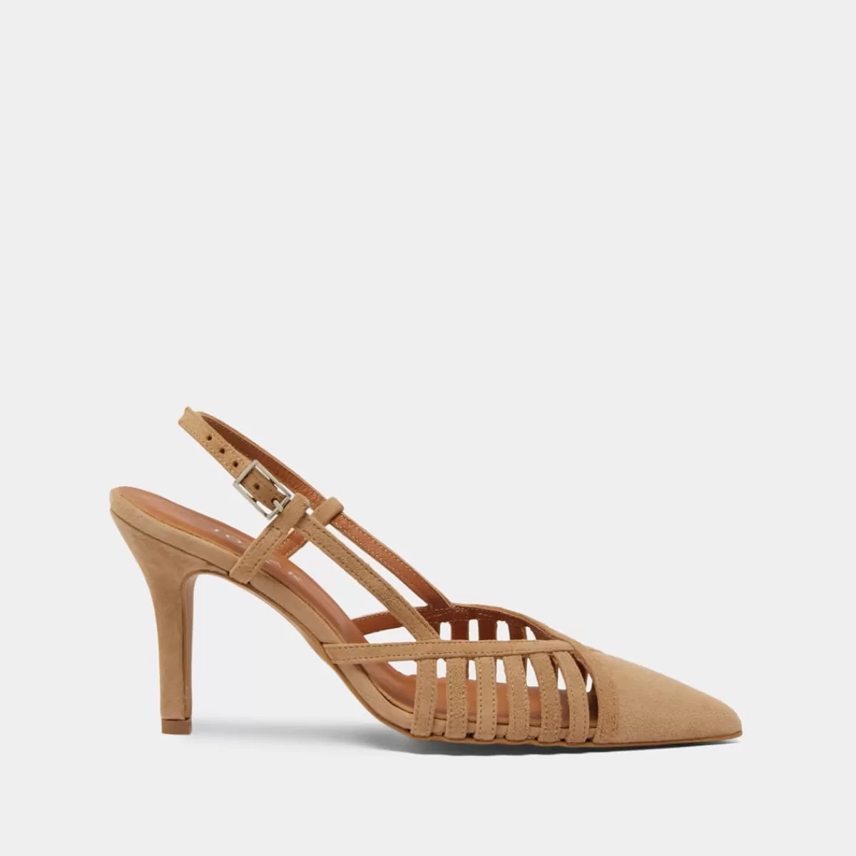 Pointed Toe Pumps With Openwork Details^Jonak New