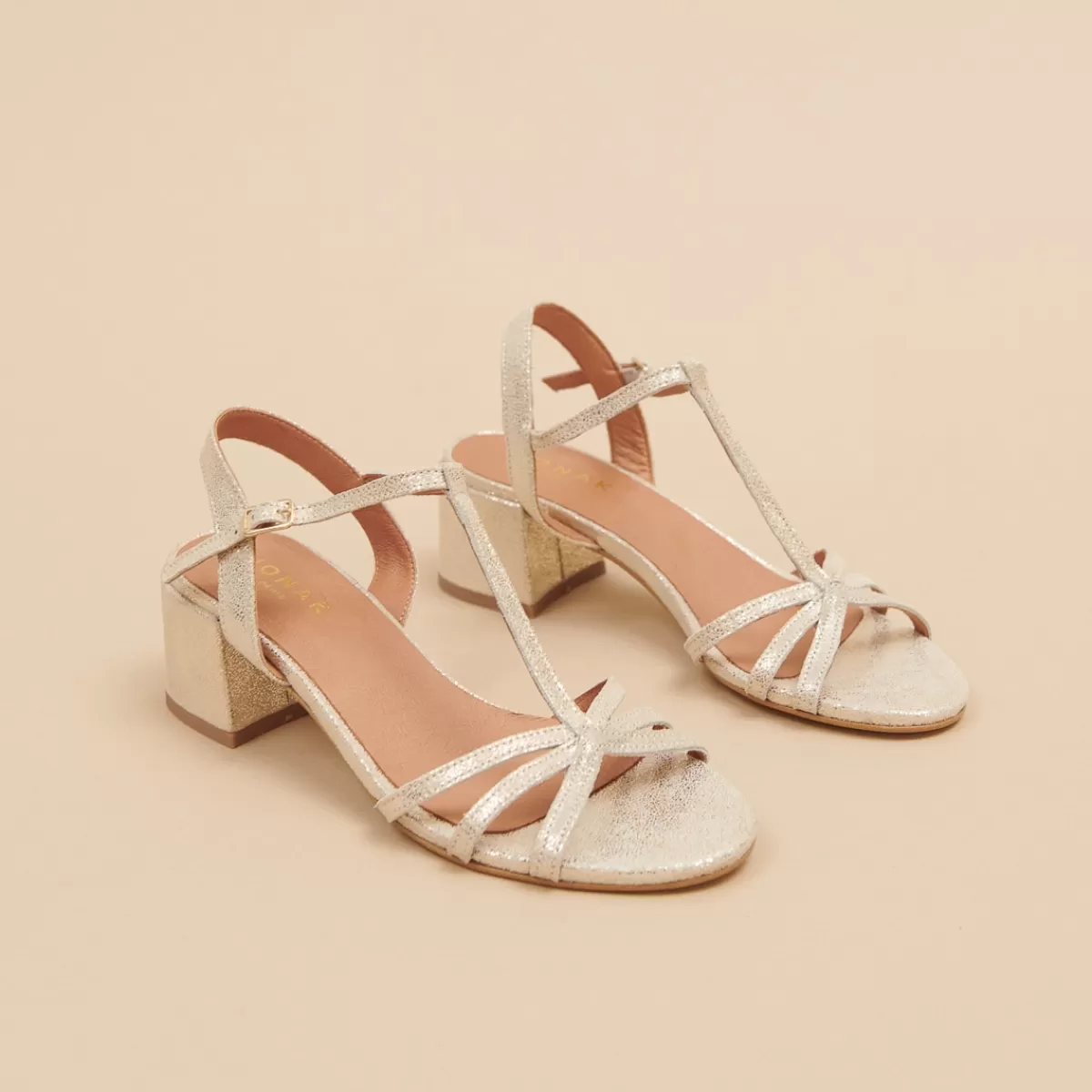 Sandals With Heels And Open Toes^Jonak Cheap
