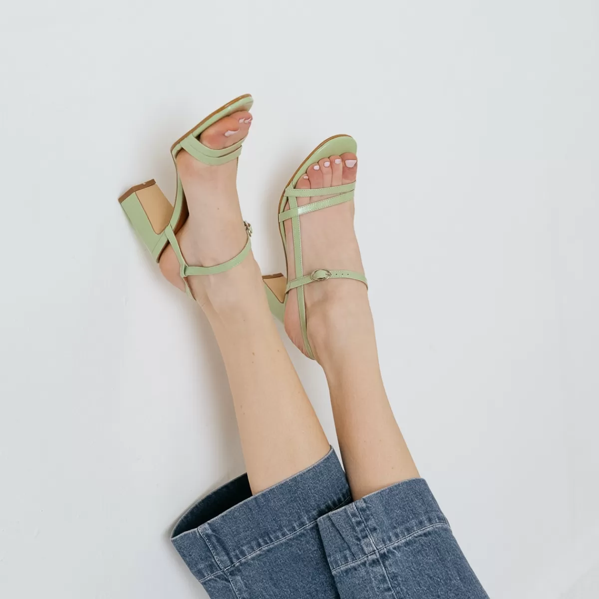 Sandals With Heels And Straps^Jonak Hot