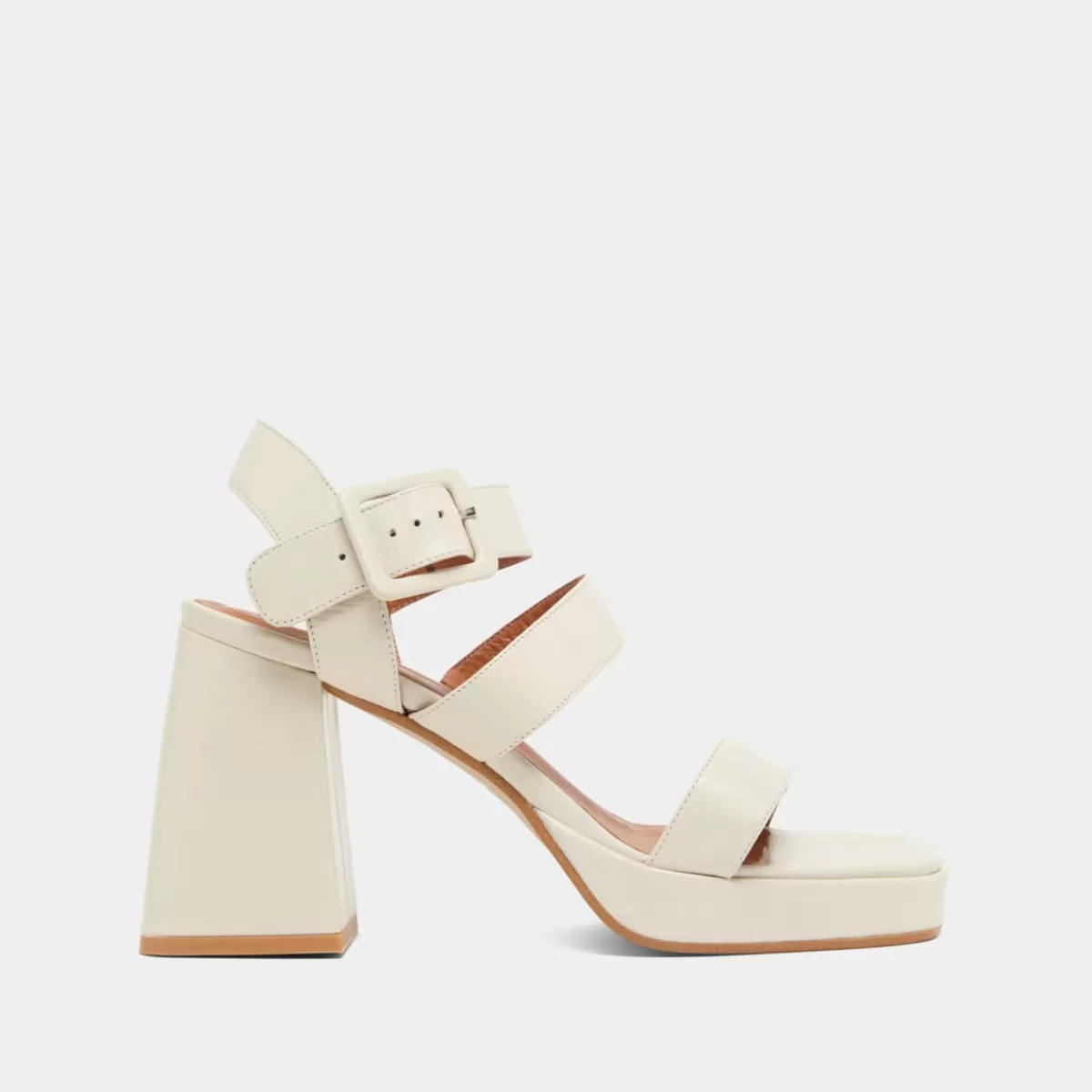 Sandals With Open Straps And Platforms^jonak Discount