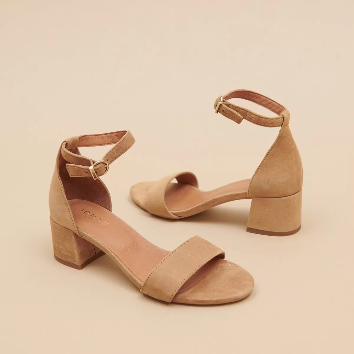 Sandals With Square Heel^Jonak Cheap