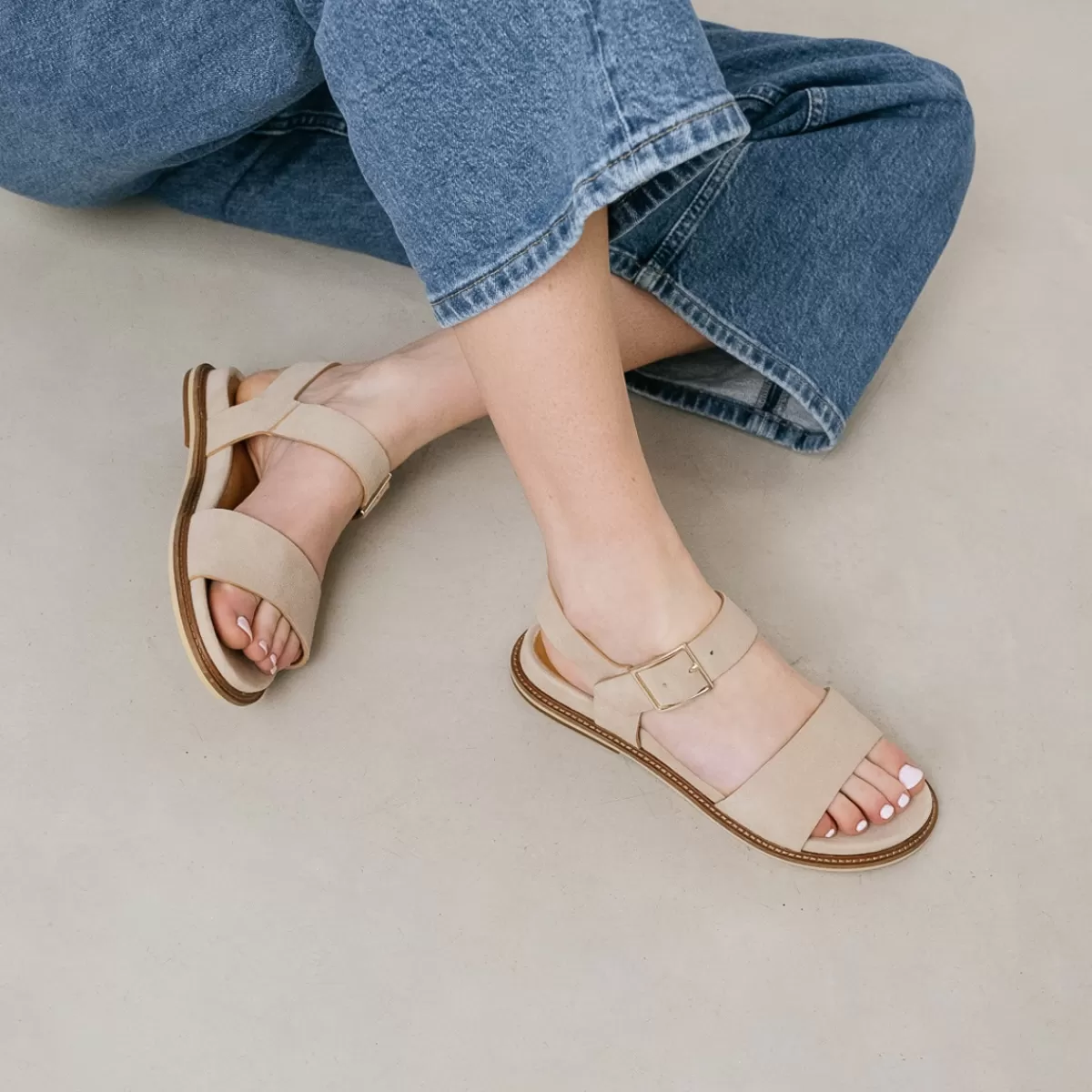 Sandals With Straps And Open Toes^Jonak Online