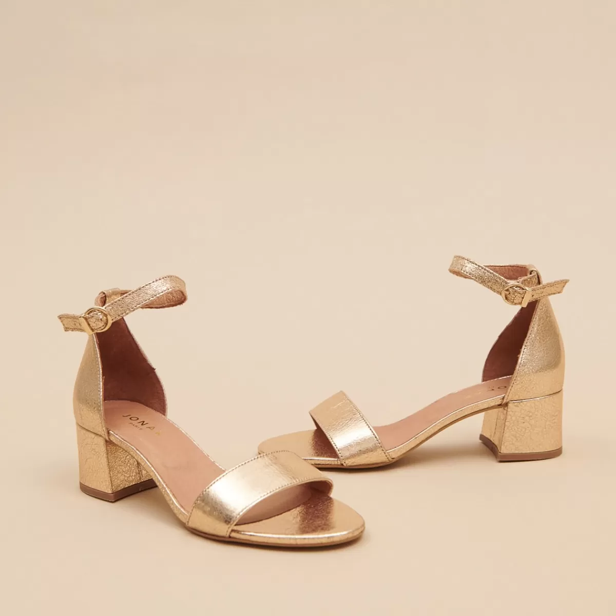 Square Heel Sandals^Jonak Hot