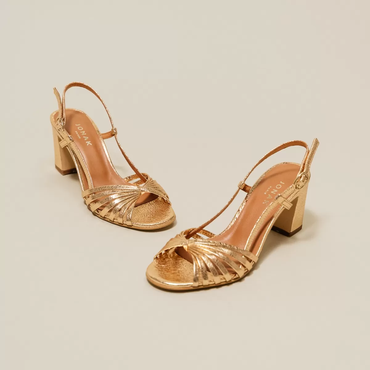 Square Toe Sandals With Straps^Jonak Discount