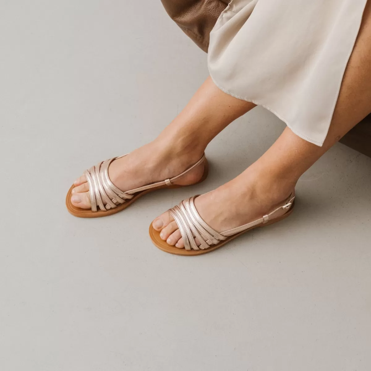 Strappy Sandals With Open Toe^jonak Clearance