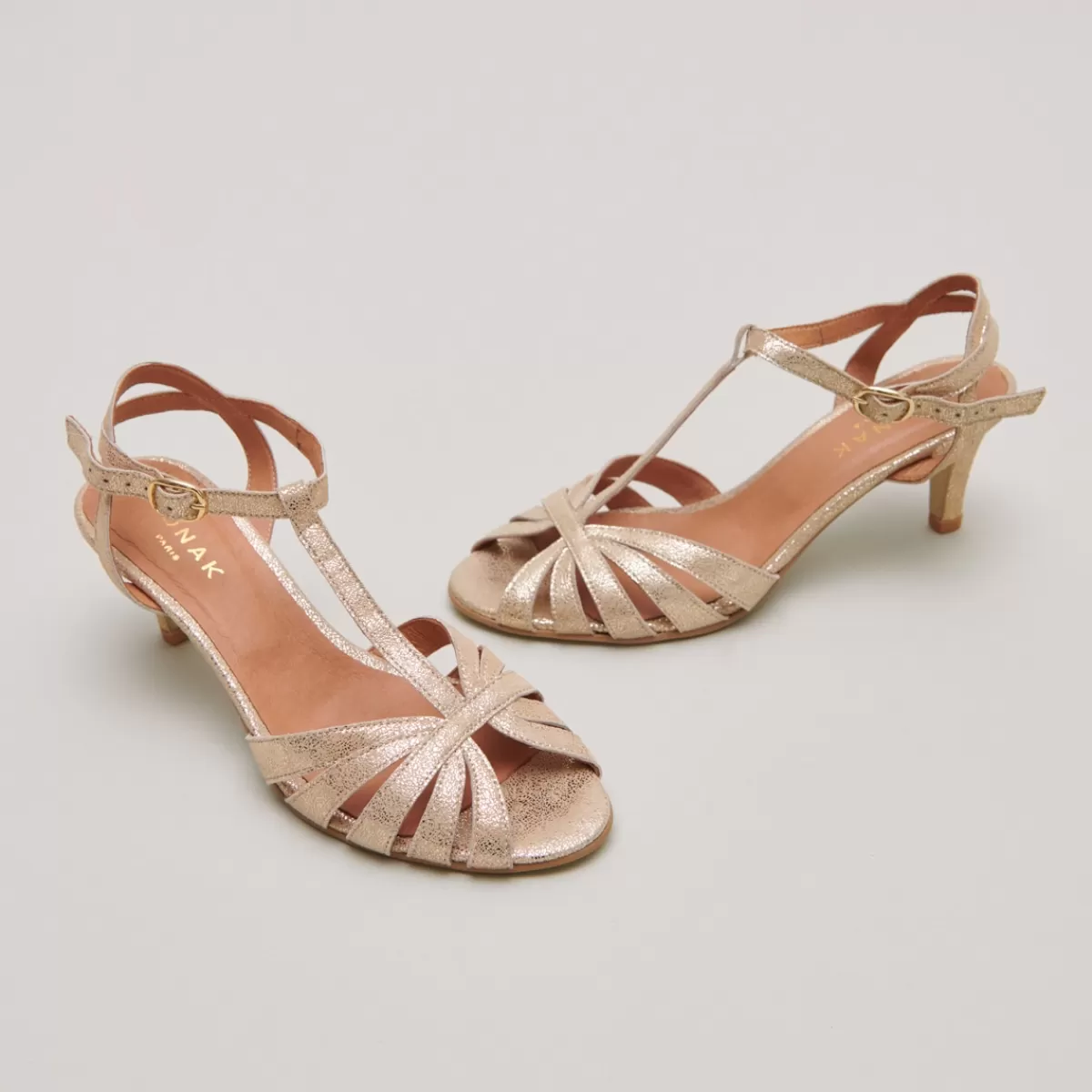 Strappy T-Bar Heels^Jonak Fashion