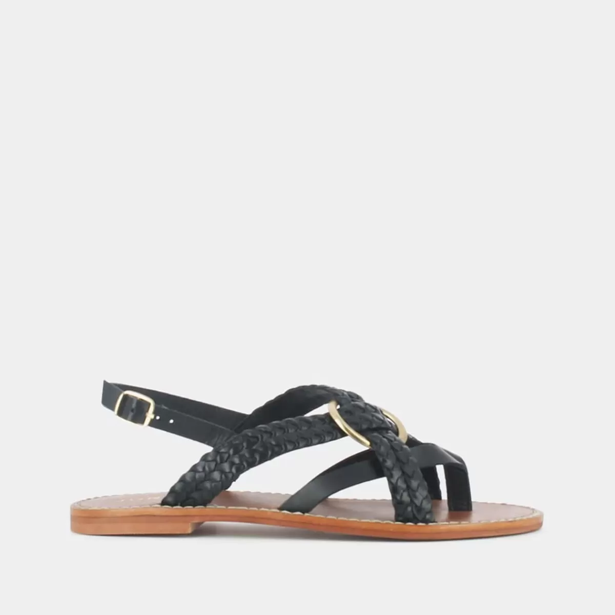 Woven Flat Sandals^Jonak Shop
